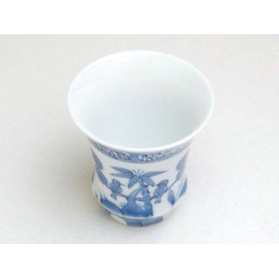 画像2: 福花鳥（反り型）日本酒グラス SAKE GLASS