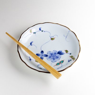 画像4: 染錦花牡丹 ６寸皿