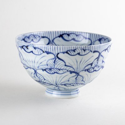 画像1: 花弁紋 （特大）手造り茶碗