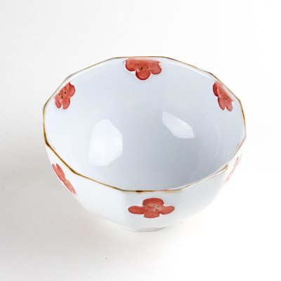 画像2: 一珍小花（赤） 茶碗