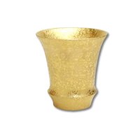 金彩（反り型）日本酒グラス SAKE GLASS