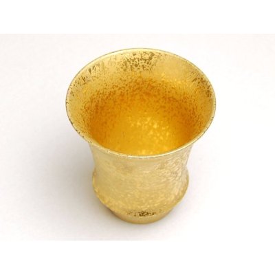 画像2: 金彩（反り型）日本酒グラス SAKE GLASS