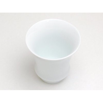 画像2: 白磁（反り型）日本酒グラス SAKE GLASS