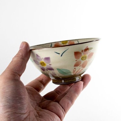 画像5: 花りんどう（赤）茶碗