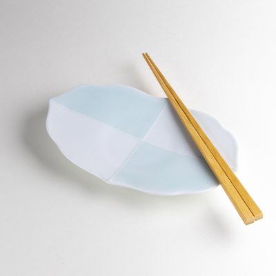 画像5: 市松青磁 花型皿