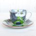 画像2: 優花（緑） コーヒー碗皿 (2)