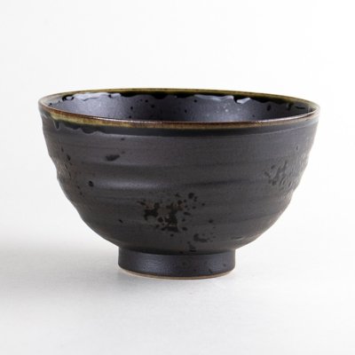 画像3: 香澄（黒） お茶漬け碗（大き目の茶碗です）