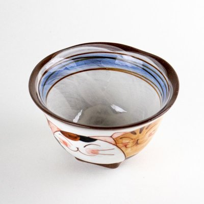 画像2: 仲良しネコ（青） 茶碗
