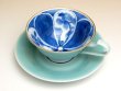 画像3: 青磁割山水 紅茶碗皿 (3)
