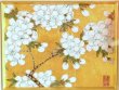 画像2: 金襴手（金箔）桜（大）陶額 (2)