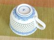 画像4: 水晶彫青海波 コーヒー碗皿 (4)